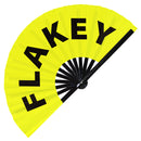 Flakey Bamboo Hand Fan