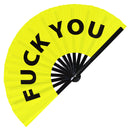 Fuck You Bamboo Hand Fan