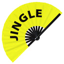 Jingle Bamboo Hand Fan