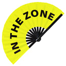 In the zone Bamboo Hand Fan