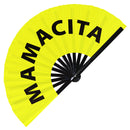 Mamacita Bamboo Hand Fan