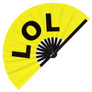 LOL Bamboo Hand Fan