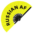 Russian AF Bamboo Hand Fan