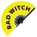 Bad Witch Bamboo hand fan