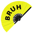 Bruh Bamboo hand fan