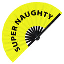 Super Naughty Bamboo Hand Fan
