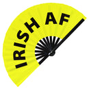 Irish AF Bamboo Hand Fan