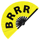 Brrr Bamboo hand fan