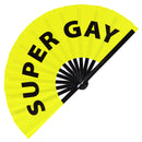 Super Gay Bamboo Hand Fan