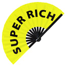 Super Rich Bamboo Hand Fan