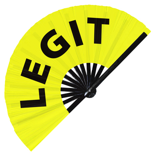 Legit Slang Words hand fan foldable bamboo circuit rave hand fans Gen Z Modern Slangs outfit party supply gear gifts music festival event rave accessories essential for men and women wear