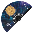 Zodiac Sign Bamboo Hand Fan