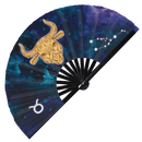 Zodiac Sign Bamboo Hand Fan