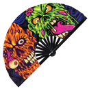 Zombie bamboo hand fan