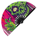 Zombie bamboo hand fan