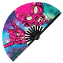 Zombie bamboo hand fan