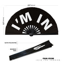 I'm In Bamboo Hand Fan
