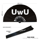 UwU Bamboo hand fan