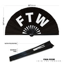 FTW Bamboo Hand Fan