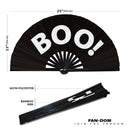 Boo! Bamboo hand fan