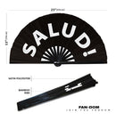 Salud Bamboo Hand Fan