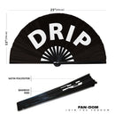 Drip Bamboo Hand Fan