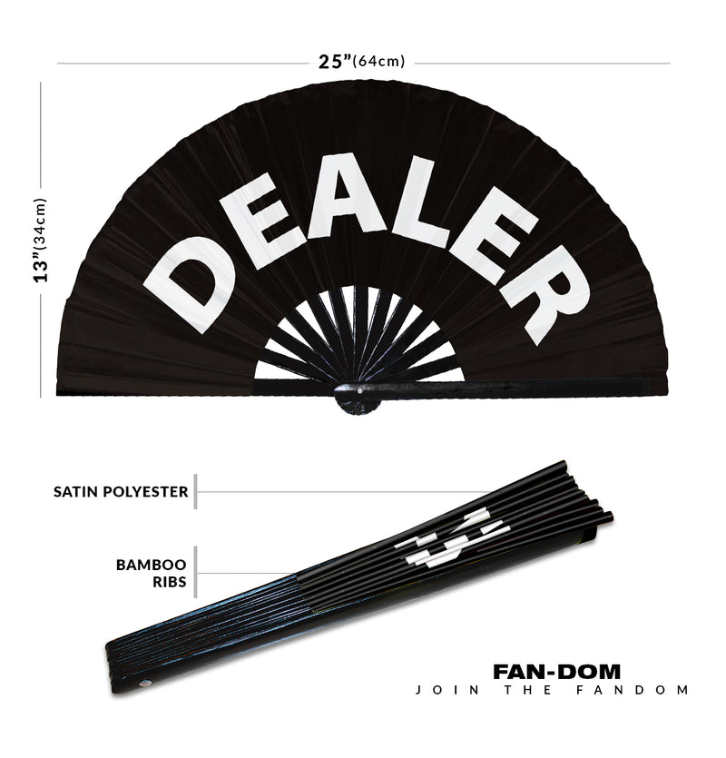 Dealer Hand Fan Foldable Bamboo Circuit Take me to Your Dealer Rave Hand Fans Outfit Party Gear Gifts Music Festival Rave Concerts Accessories for Men and Women