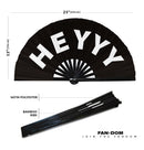 Heyyy Bamboo Hand Fan