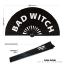 Bad Witch Bamboo hand fan