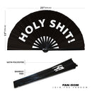 Holy Shit Bamboo Hand Fan