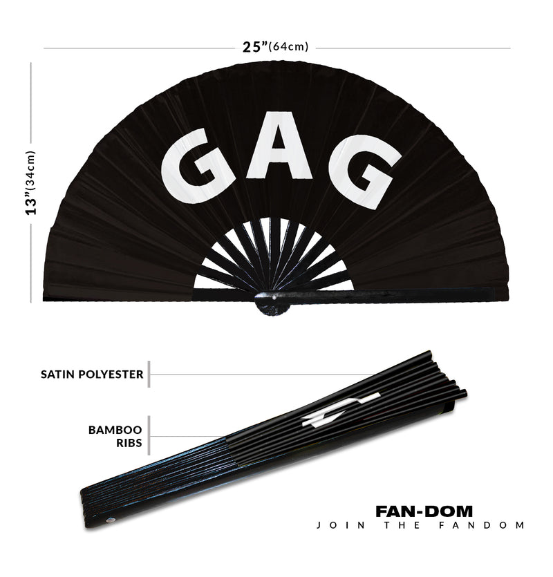 Gag Hand Fan Foldable Bamboo Circuit Rave Hand Fans Outfit Party Gear Gifts Music Festival Rave Accessories for Men and Women