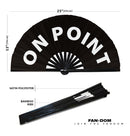 On point Bamboo Hand Fan