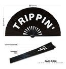 Trippin' Bamboo Hand Fan