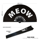Meow Bamboo Hand Fan