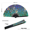 Flower Garden Bamboo Hand Fan