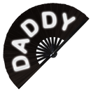 Daddy Neon Glow Bamboo Hand Fan