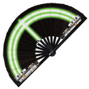 Light Fan Saber Costume Bamboo Hand Fan