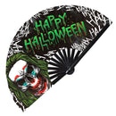 Halloween Scary Clown Bamboo Hand Fan