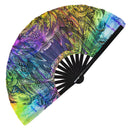 Tribal Lion Bamboo Hand Fan