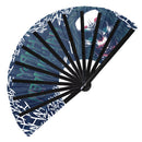 Halloween Scary Clown Bamboo Hand Fan