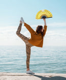 Yellow Hand Fan - Cosplay