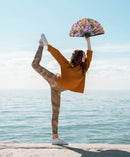 Pineapple Bamboo Hand Fan