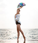 Tiger Bamboo Hand Fan