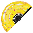 Donut Bamboo Hand Fan