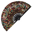 Donut Bamboo Hand Fan