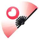 Facebook Emoji Bamboo Hand Fan