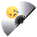 Facebook Emoji UV Glow Hand Fan | Emoji Foldable Bamboo Hand Fan Emoticon Fan Emoji icon Hand Fan