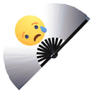 Facebook Emoji Bamboo Hand Fan