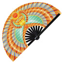 Egyptian UV Glow Hand Fan Egyptian Slave Costume Fan Egyptian cosplay handheld fan pharaoh outfit hand fan cleopatra hand fan