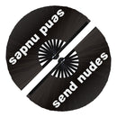 Send Nudes UV Glow Hand Fan Hidden Message Send Nudes Rave hand fan naughty secret message send nudes Clack fan inverted send nudes Snap fan